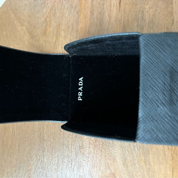 Prada SPR 01V Oversized Cat Eye Sunglasses - Havana Dark Brown Tortoise Shell - Picture 15 of 16